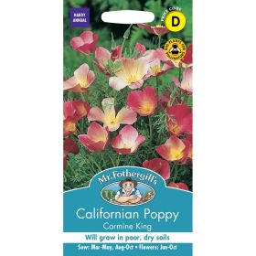 Californian Poppy Carmine King Seeds